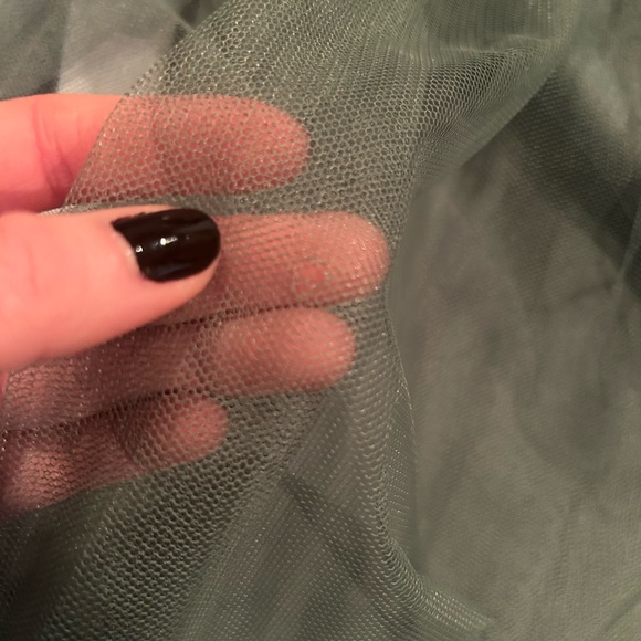 REVELRY ALMA TULLE DRESS ROSEMARY - Picture 4 of 10